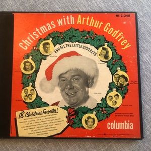 Author Godfrey Christmas Vinyl Record collection